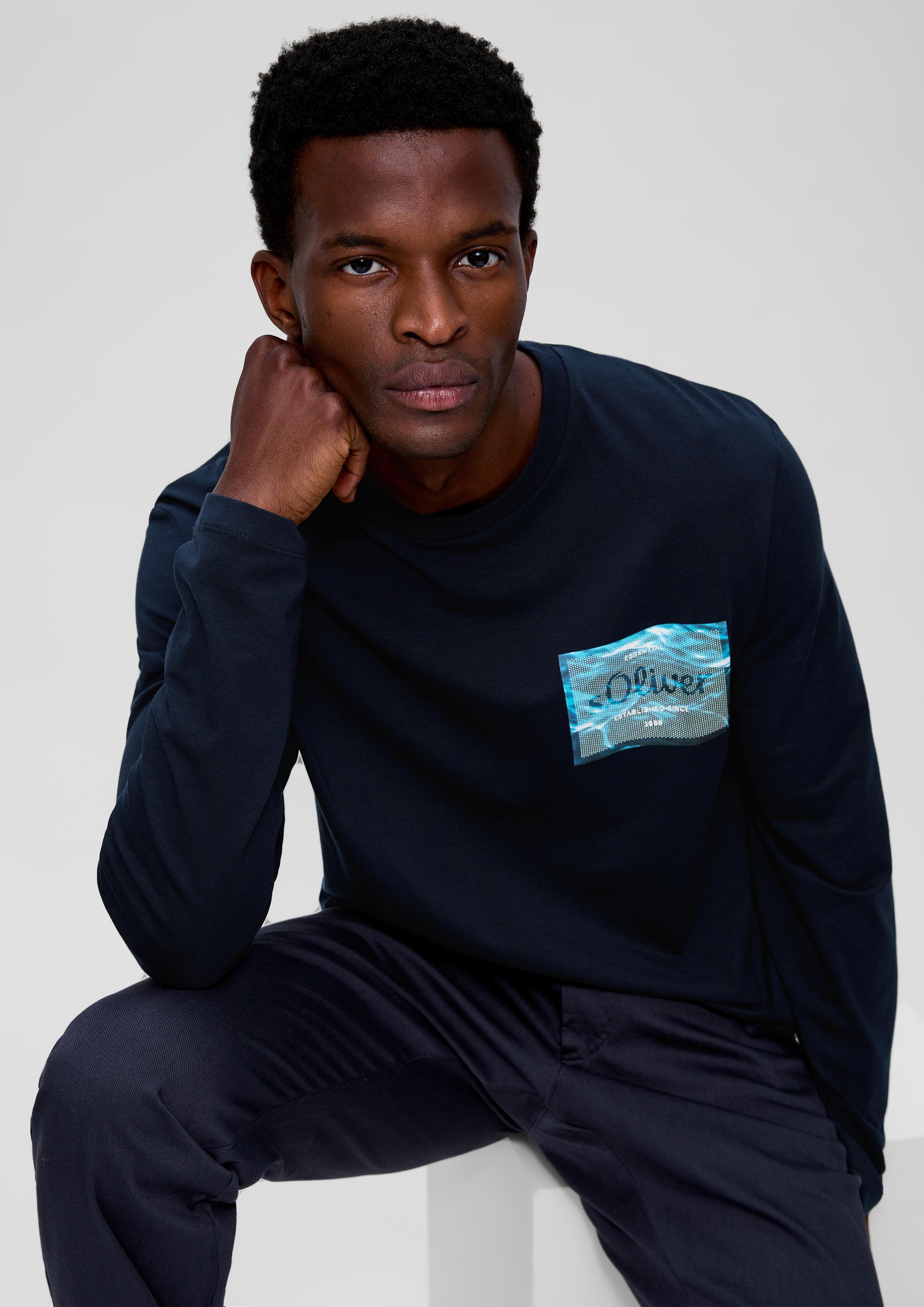 Longsleeve aus Baumwollstretch  2135693-59D1