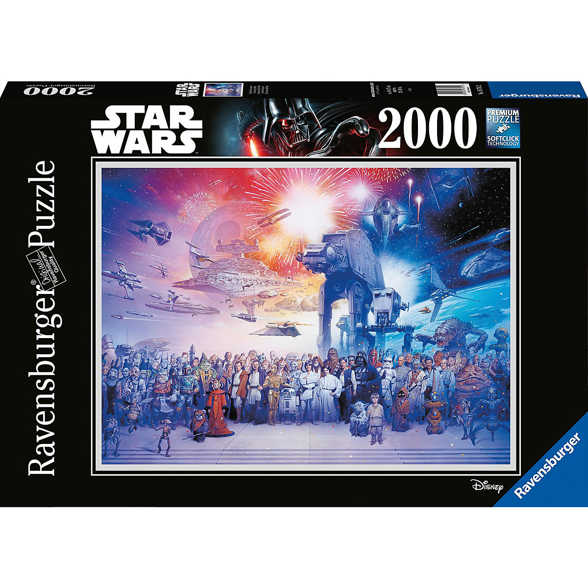 Puzzle 2000 Teile, 98x75 cm, Star Wars Universum