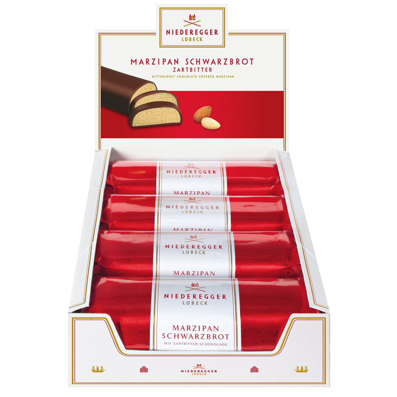 Niederegger Marzipan Schwarzbrot 200g