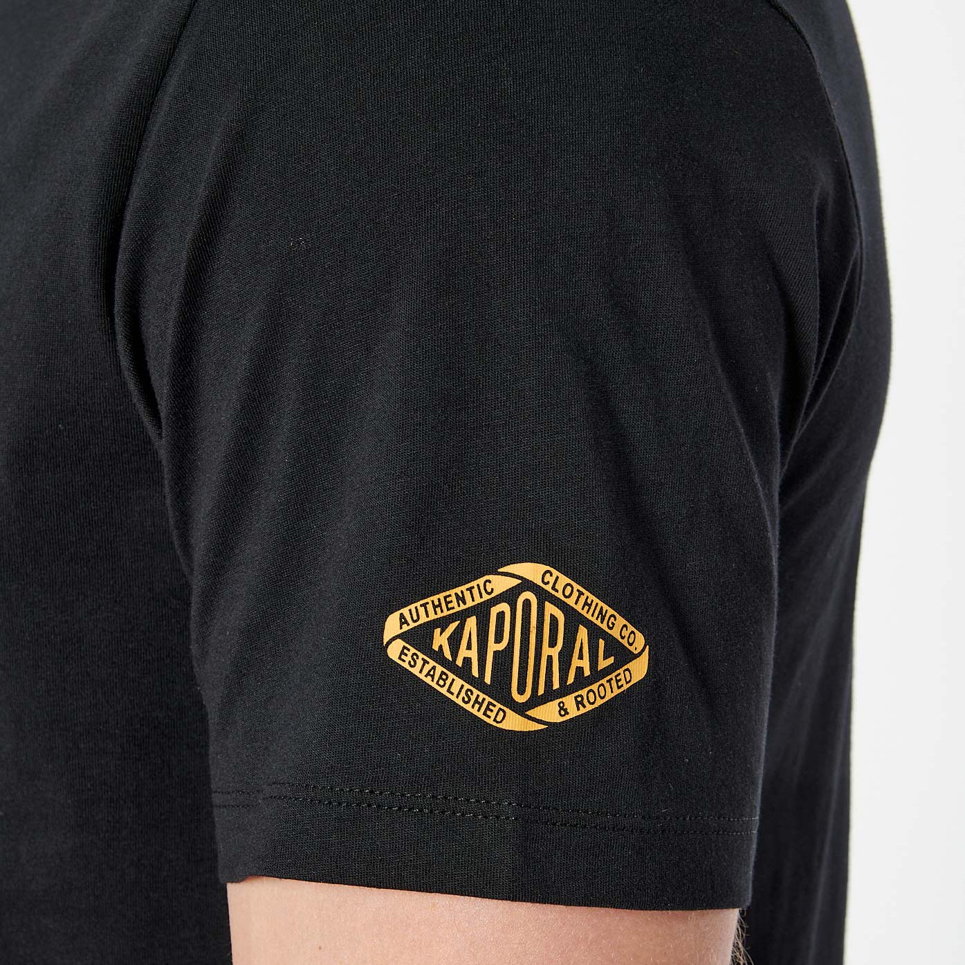 RAZI   T-shirt noir homme 100% coton