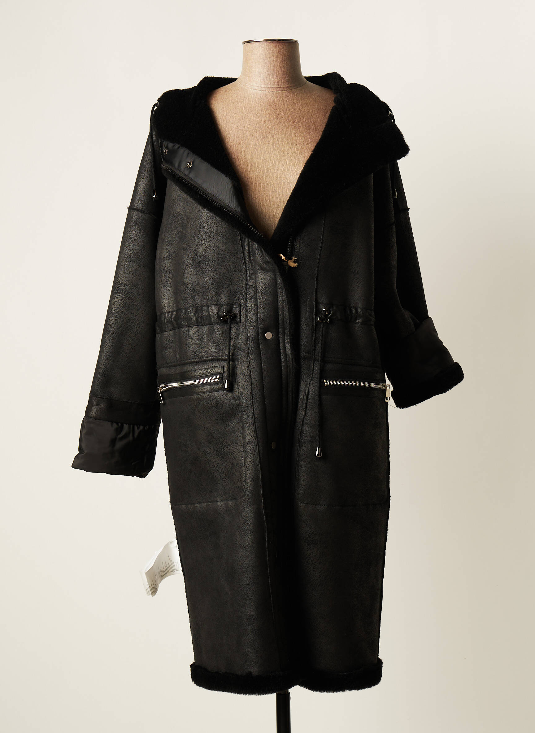 Pregio Couture Manteaux Longs Femme couleur noir