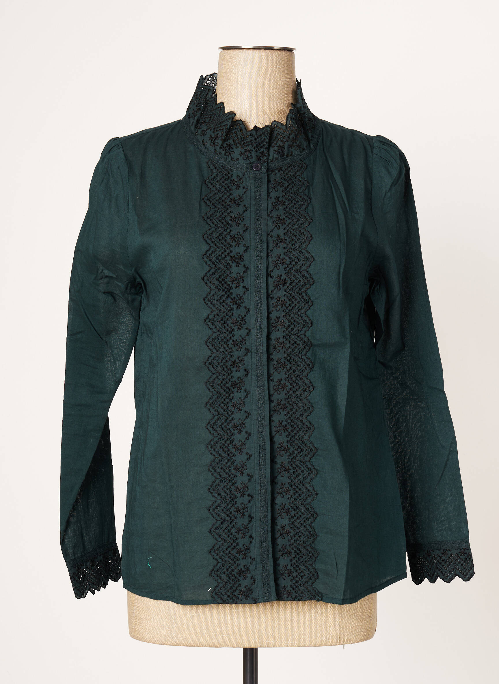 Petite Mendigote Chemisiers Femme couleur vert