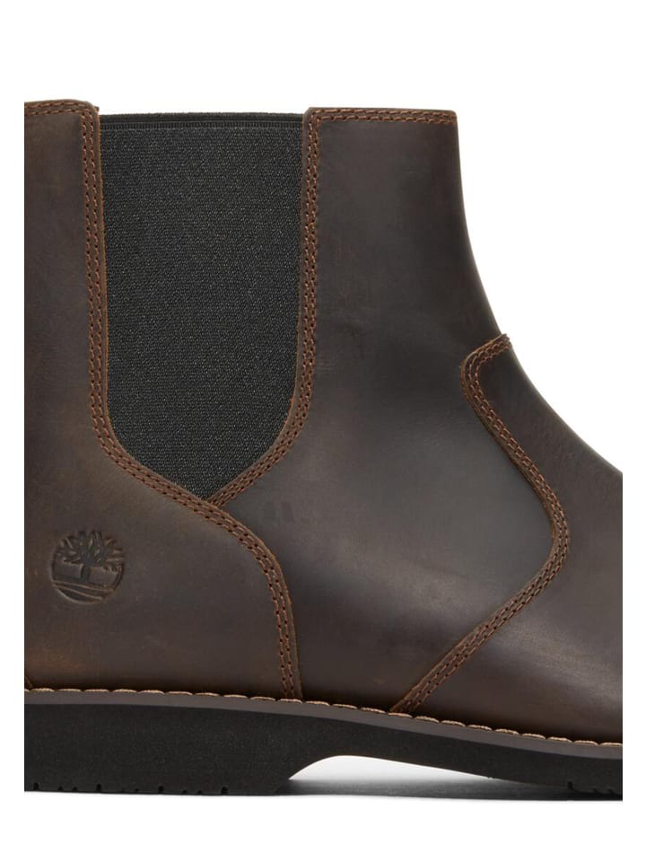 Timberland Stiefel Woodhull Mid Chelsea Boot in braun günstig kaufen