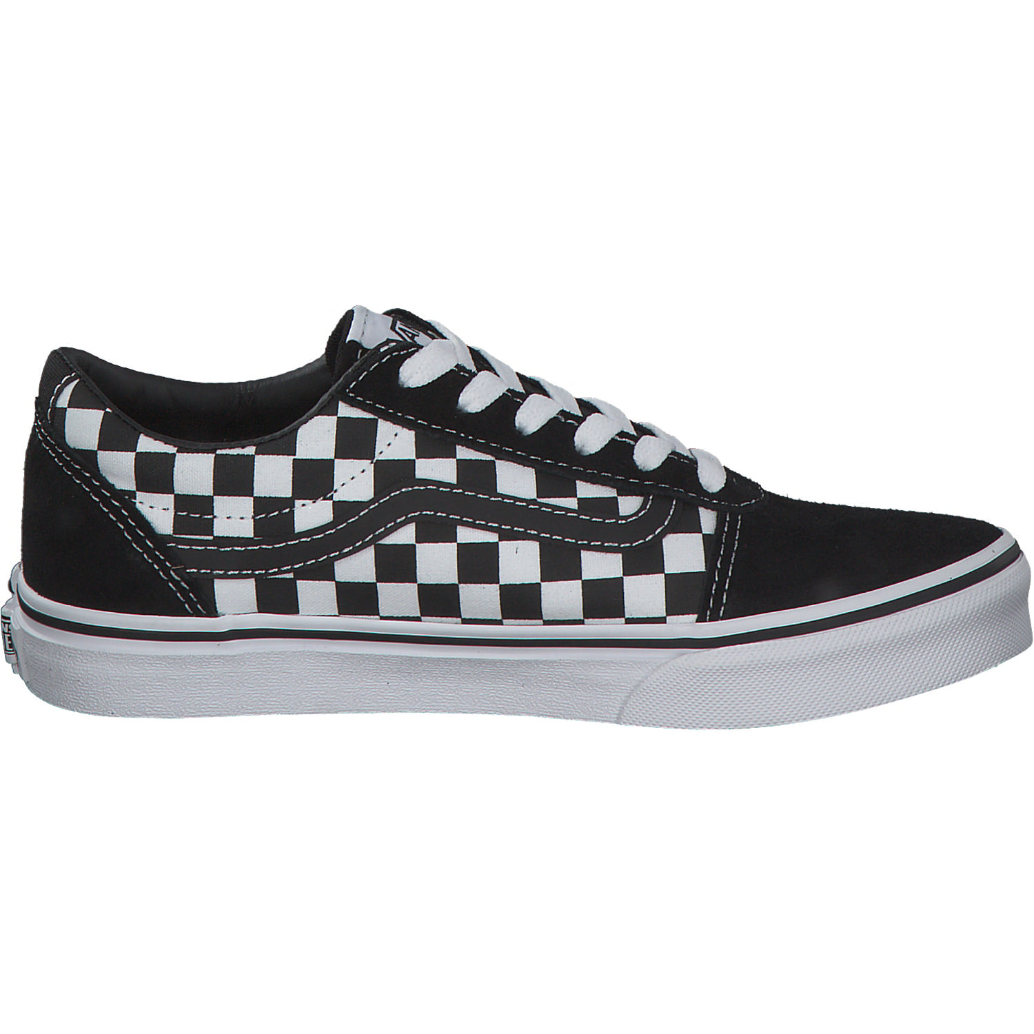 Vans Ward VN0A38J9, Sneakers Low, Kinder, Schwarz (Black/True White)