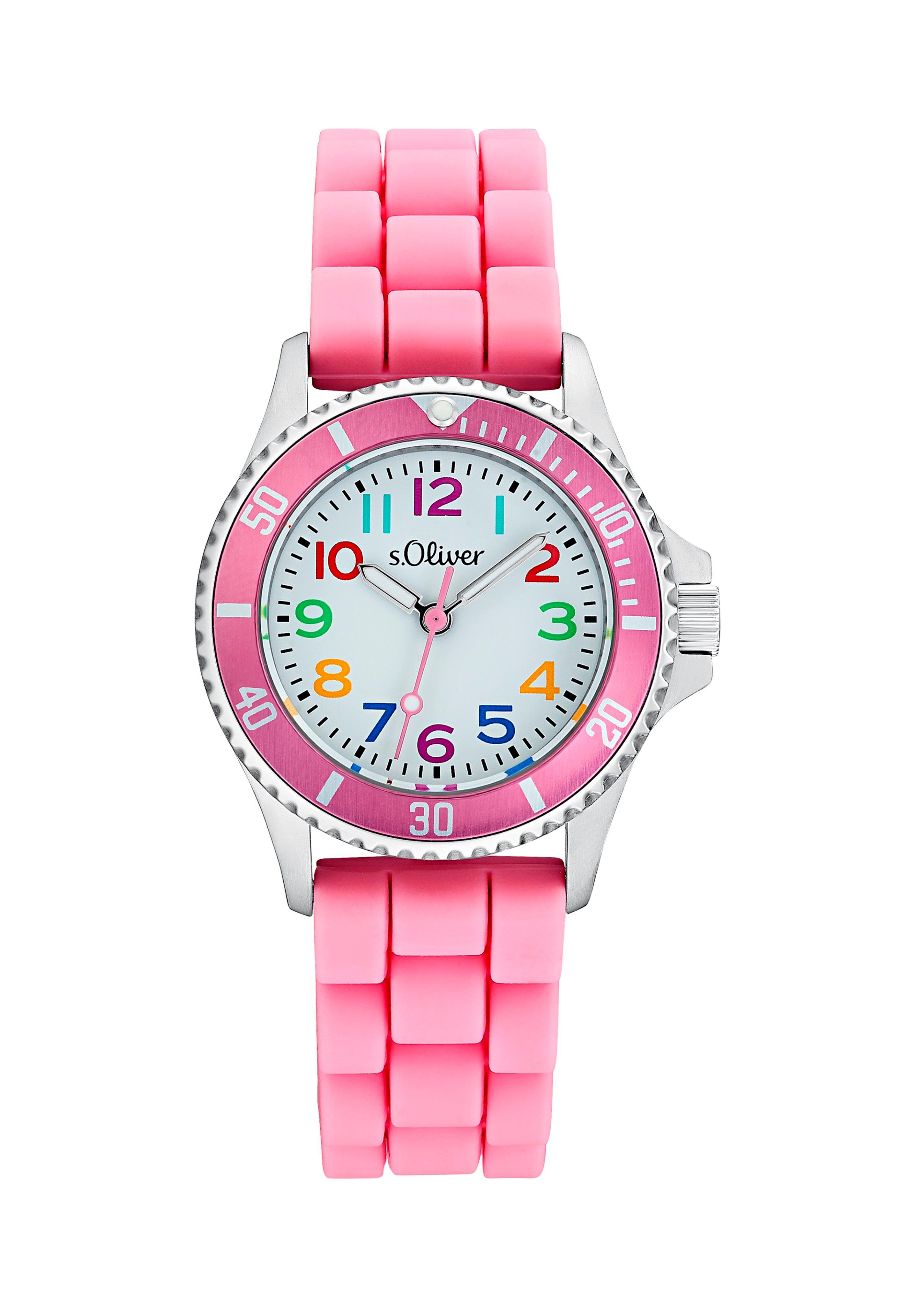 Edelstahluhr mit Silikonband  6006318-46B0