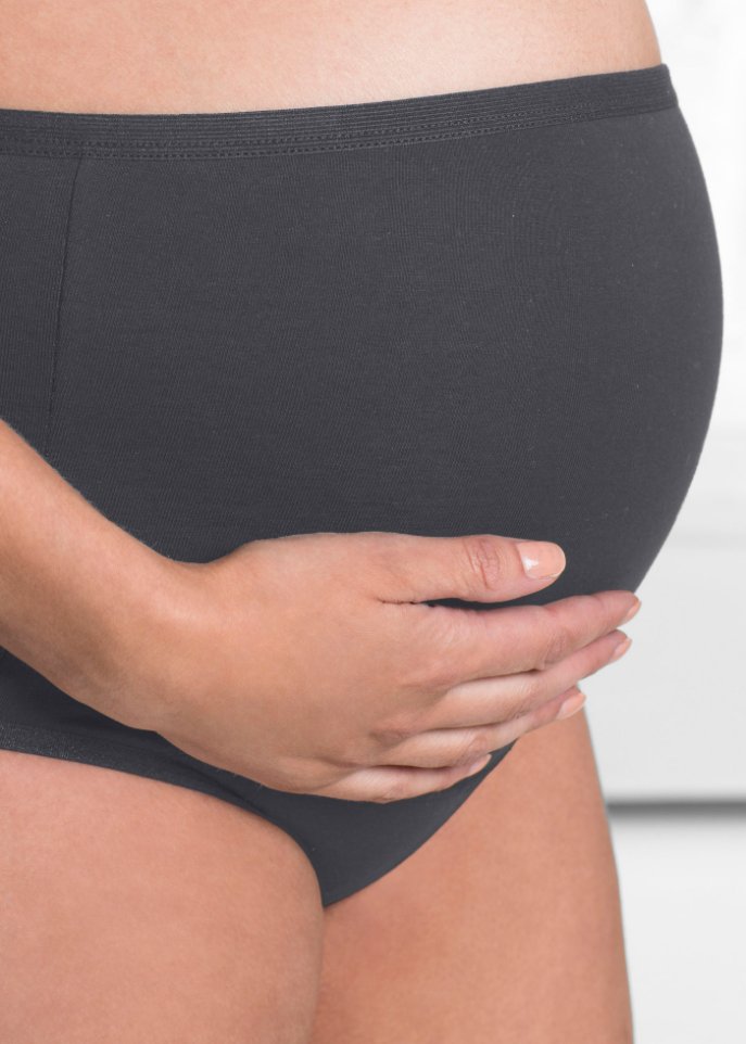 Überbauchslip mit Bio-Baumwolle (2er Pack)