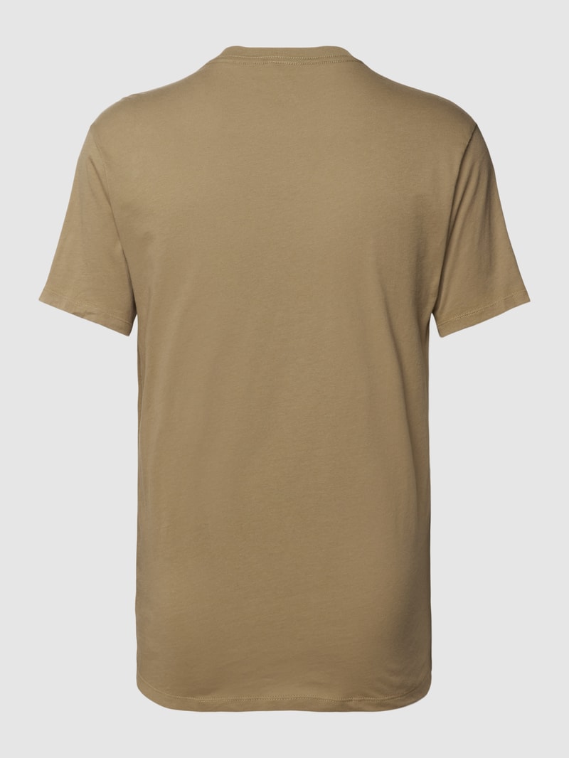 T-Shirt aus reiner Baumwolle in khaki