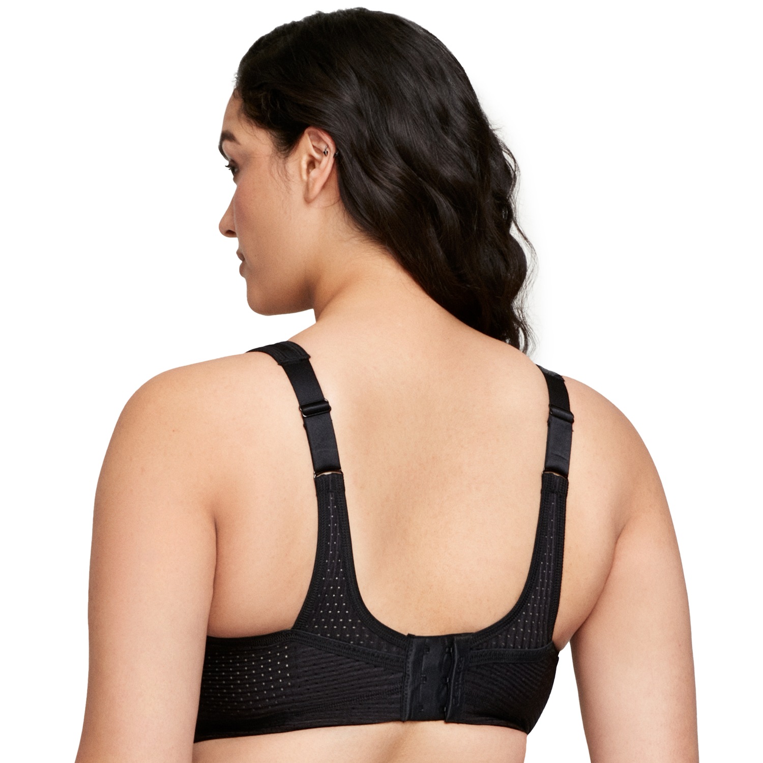 Elite Sport-Bustier mit bestem Halt - Schwarz