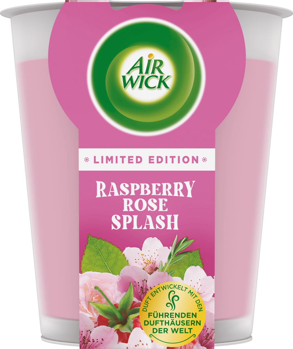 Duftkerze im Glas Raspberry Rose Splash 220g, 1 St