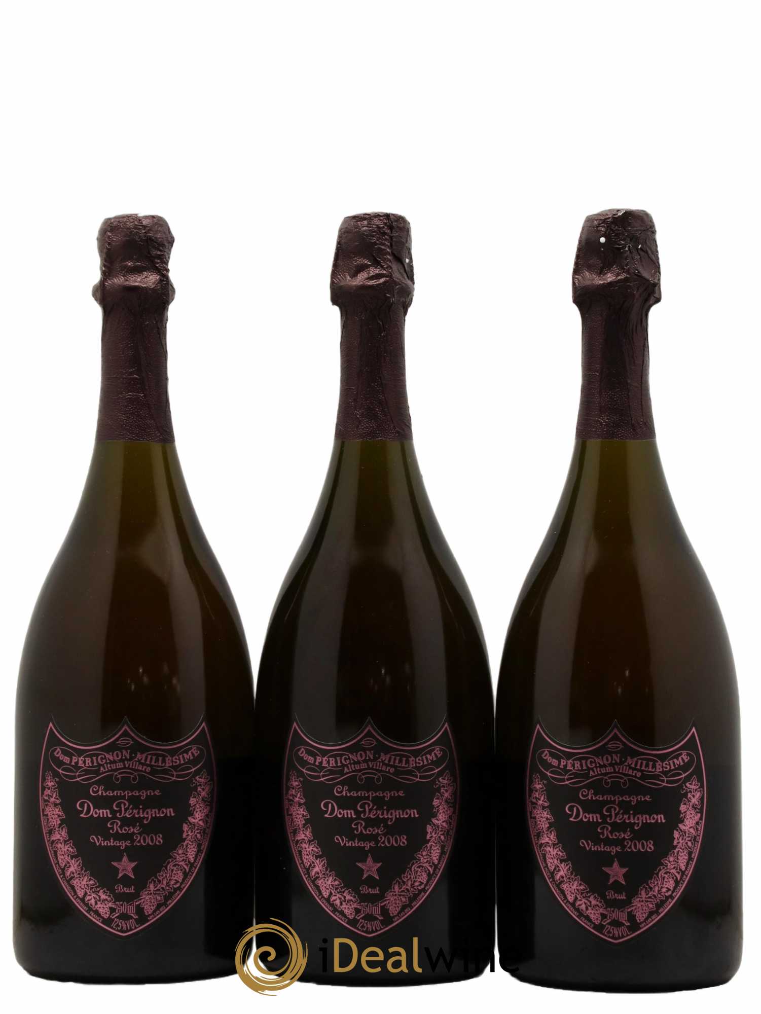 Brut Dom Pérignon  2008 - Lot de 3 Bouteilles