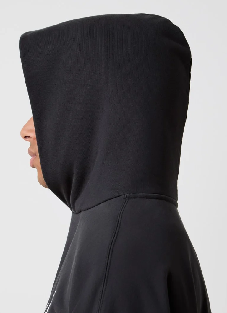 Balenciaga prevelika dukserica s klokanovim džepom i printom logotipa