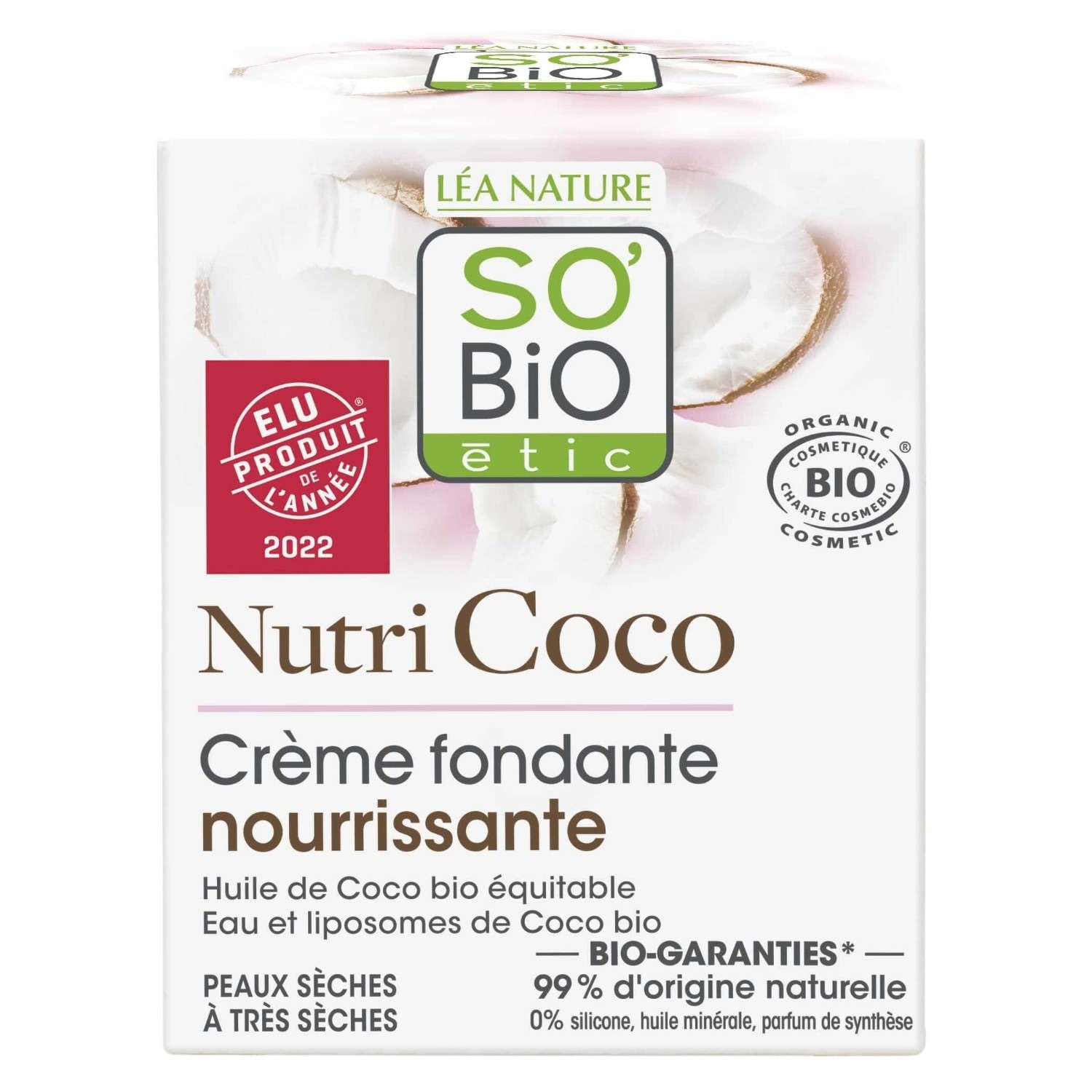 SO BiO étic hranilna topna krema za suho do zelo suho kožo, Nutri Coco