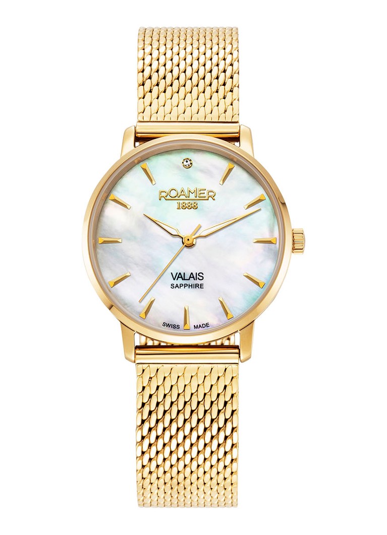 Roamer Valais dāmu pulksteņa komplekts ar dimantiem 989847 48 10 05
