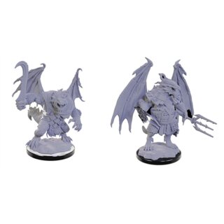 D&D Nolzur's Marvelous Miniatures: Draconian Foot Soldier & Mage (unpainted) (2)