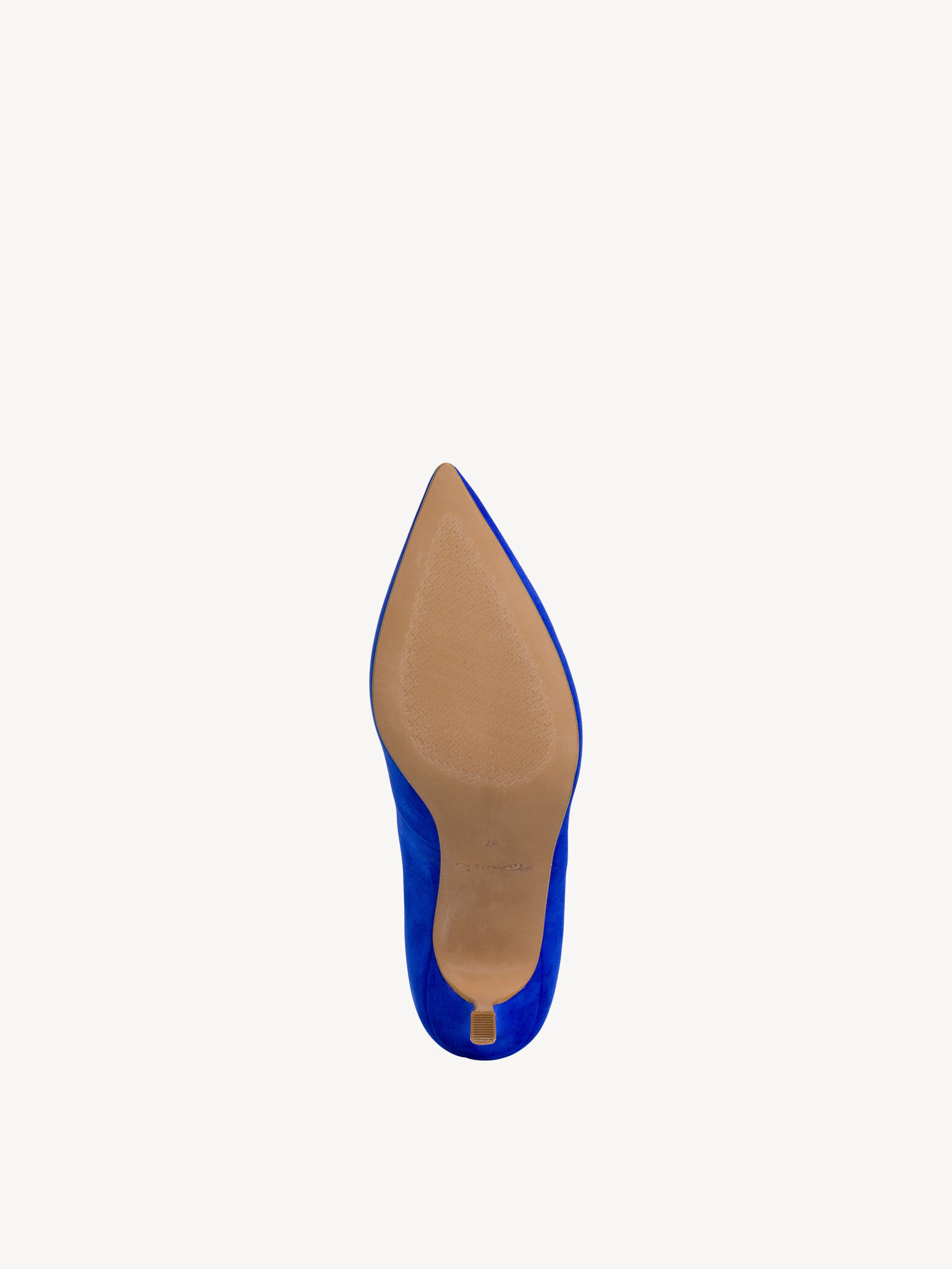 Escarpin en cuir - bleu