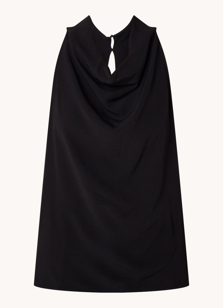 ba&sh Tindy halter top with waterfall neckline