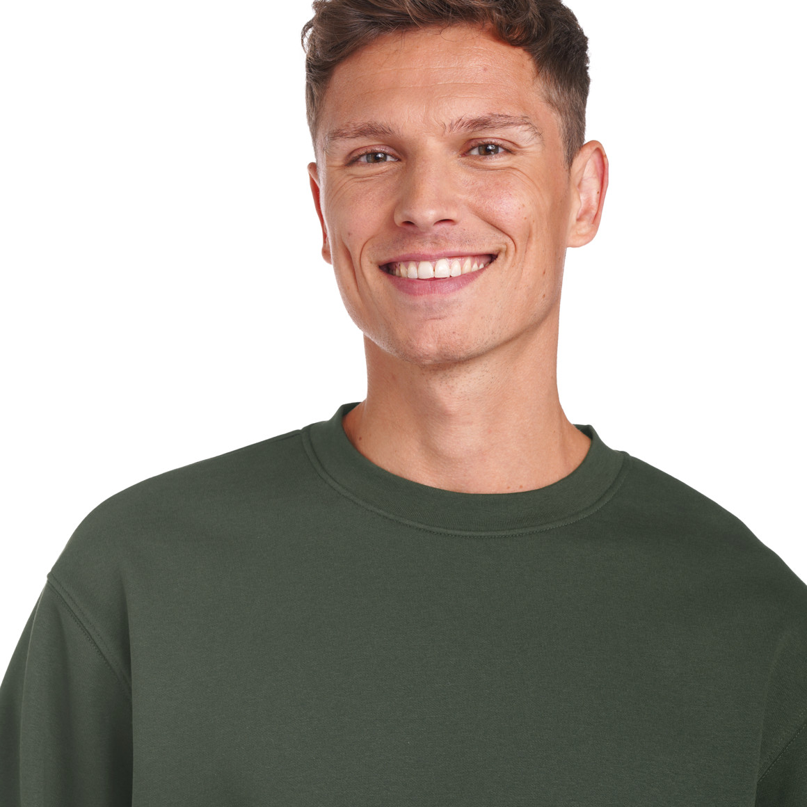 Herren Sweatshirt mit Rundhalsausschnitt