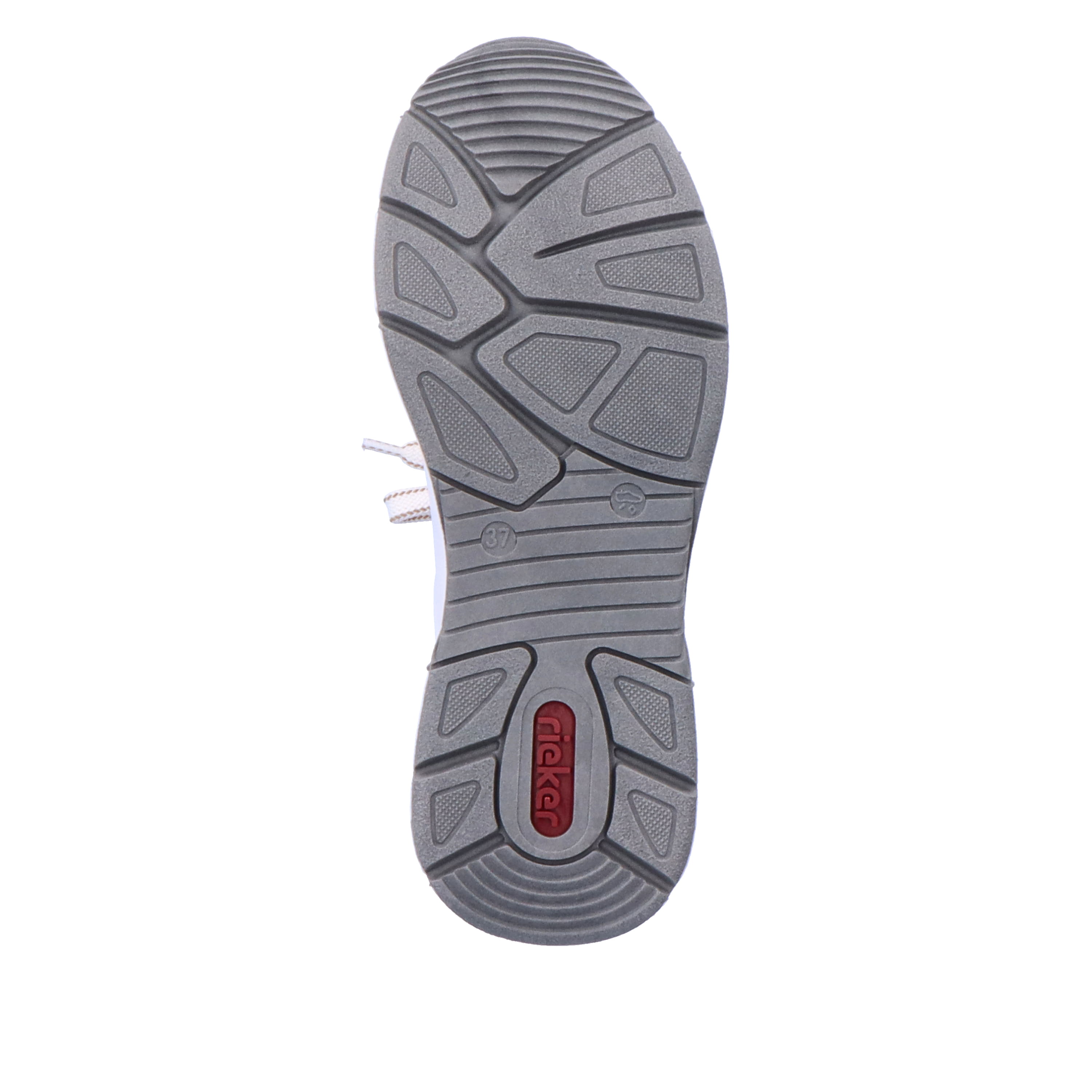 Rieker Damen Sneaker Low kristallweiß