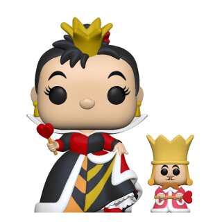 Alice im Wunderland POP! & Buddy Vinyl Figur Queen w/King 9 cm