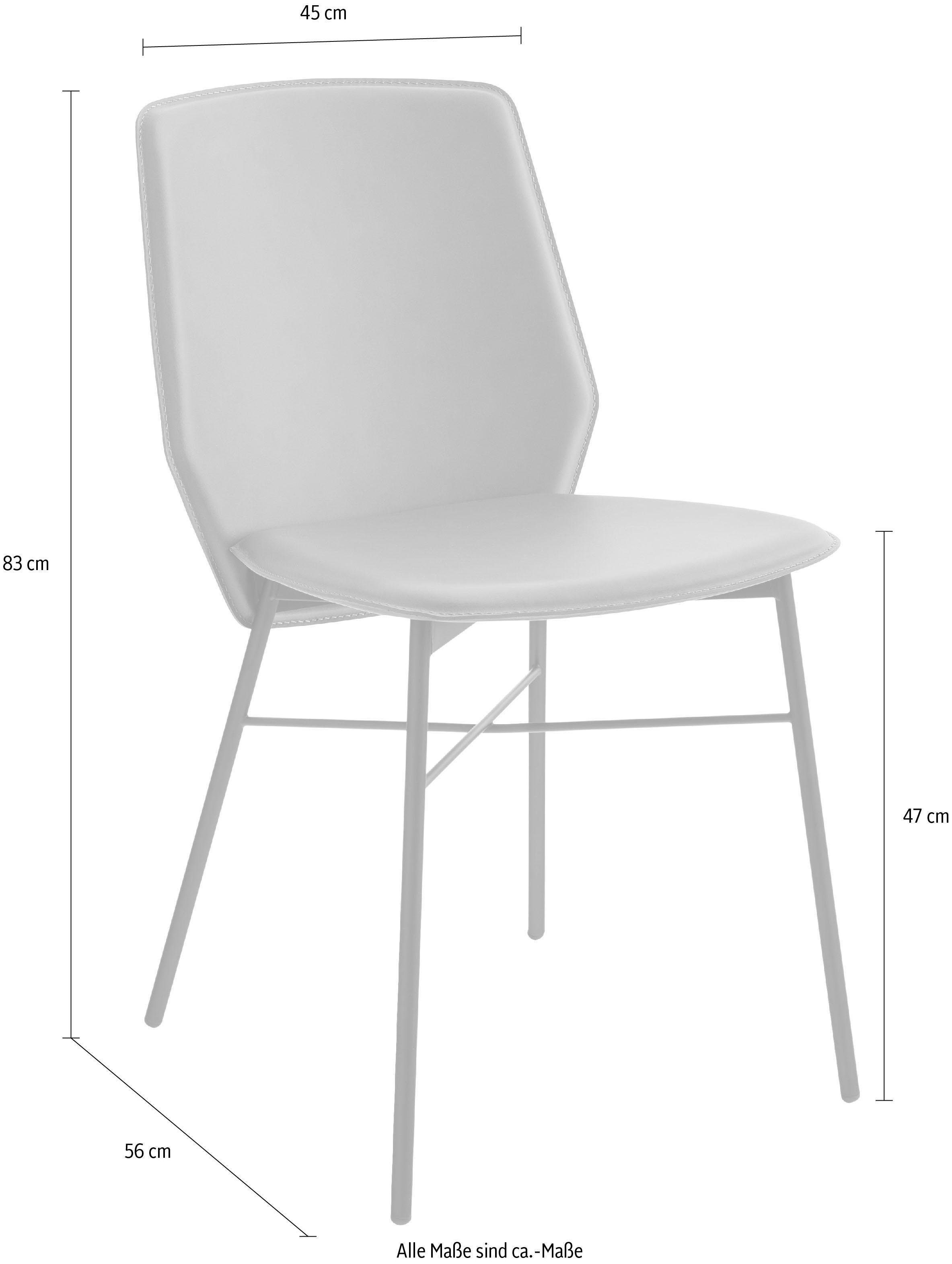 connubia 4-Fußstuhl SIBILLA CB/1959 (Set, 2 St)