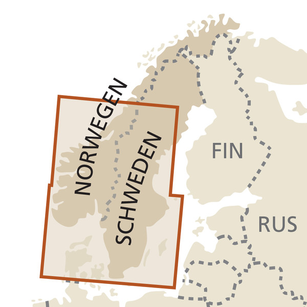 RKH WMP SÜDSCHWEDEN, SÜDNORWEGEN - Straßenkarte