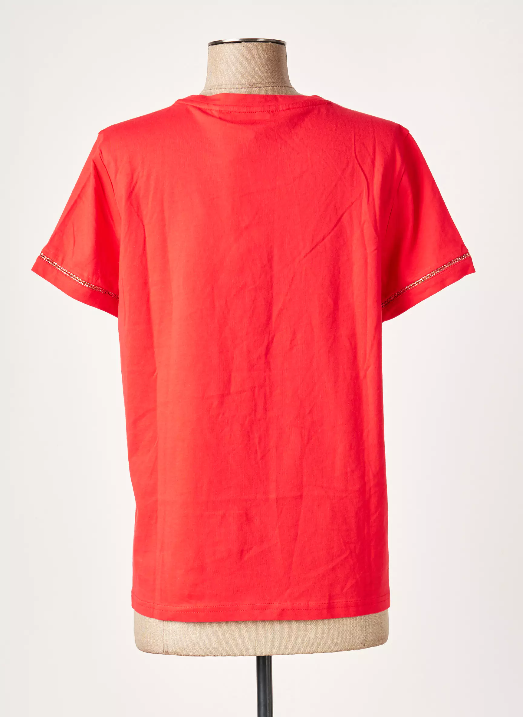 Cherry Paris Tshirts Femme couleur rouge