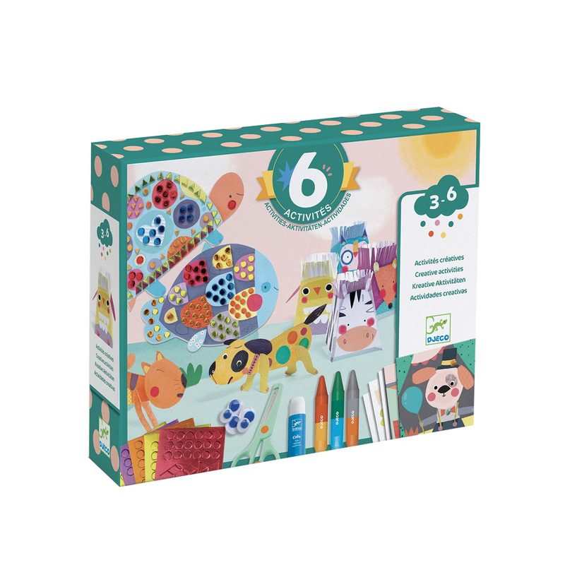 Coffret multi-activités Les animaux et leurs maisons Djeco