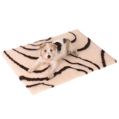 Vetbed® Isobed SL Hundedecke Wave, creme/braun