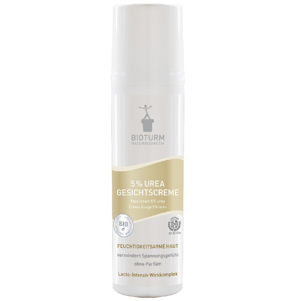 BIOTURM 5% Urea Gesichtscreme 75 ml