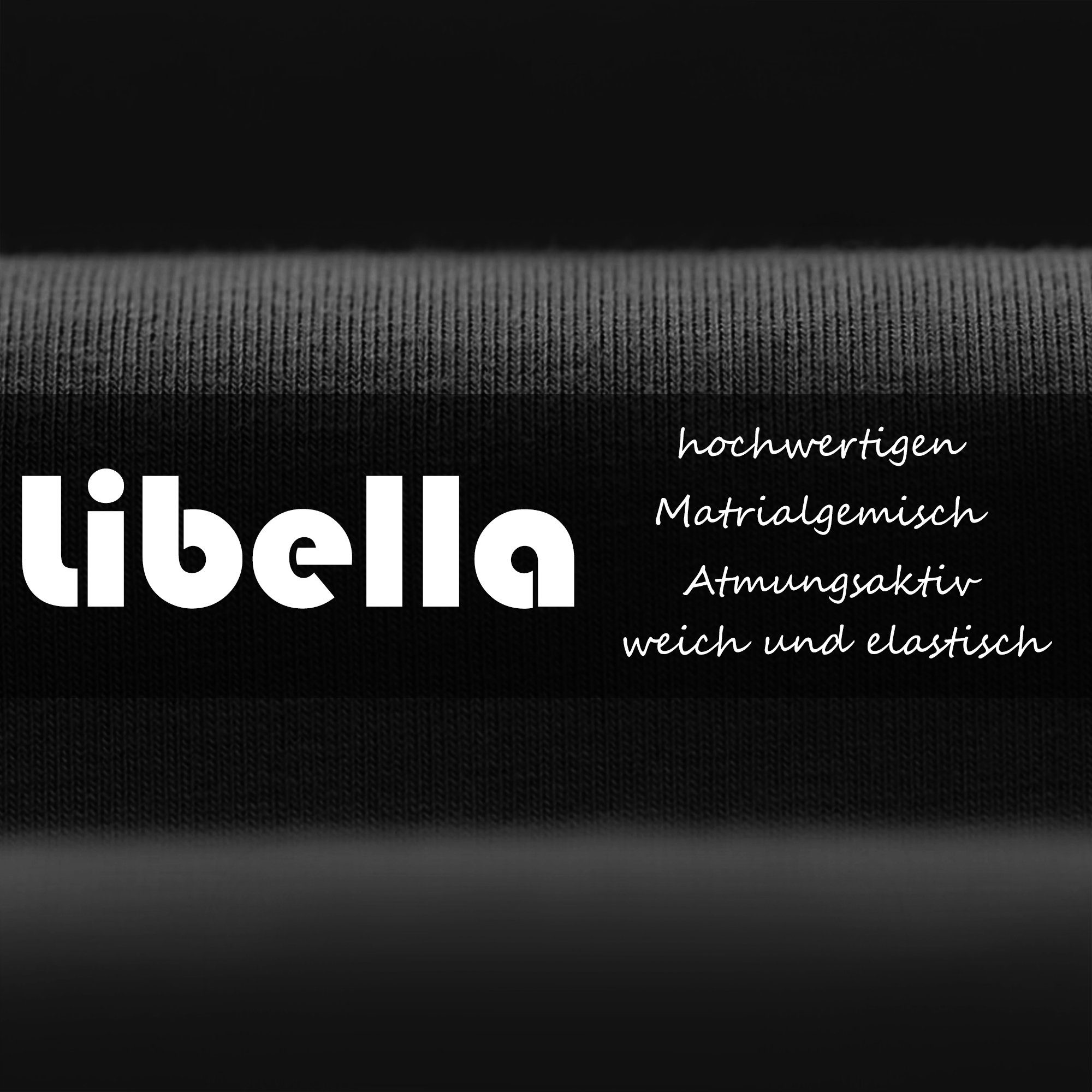 Libella Leggings 4108-3er (3er-Pack, 3er-Pack) Hohe Taille Slim Fit Fitnesshose aus Baumwolle