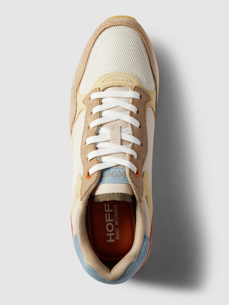 Sneaker im Colour-Blocking-Design Modell 'RIAD' in beige