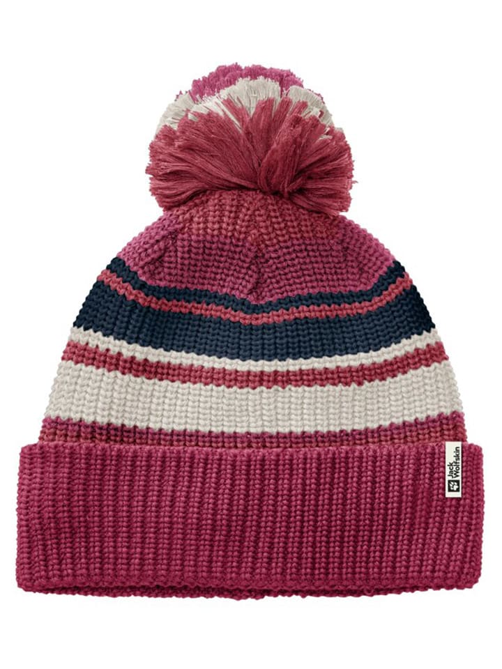Jack Wolfskin Mütze in Pink/ Creme/ Blau günstig kaufen onesize