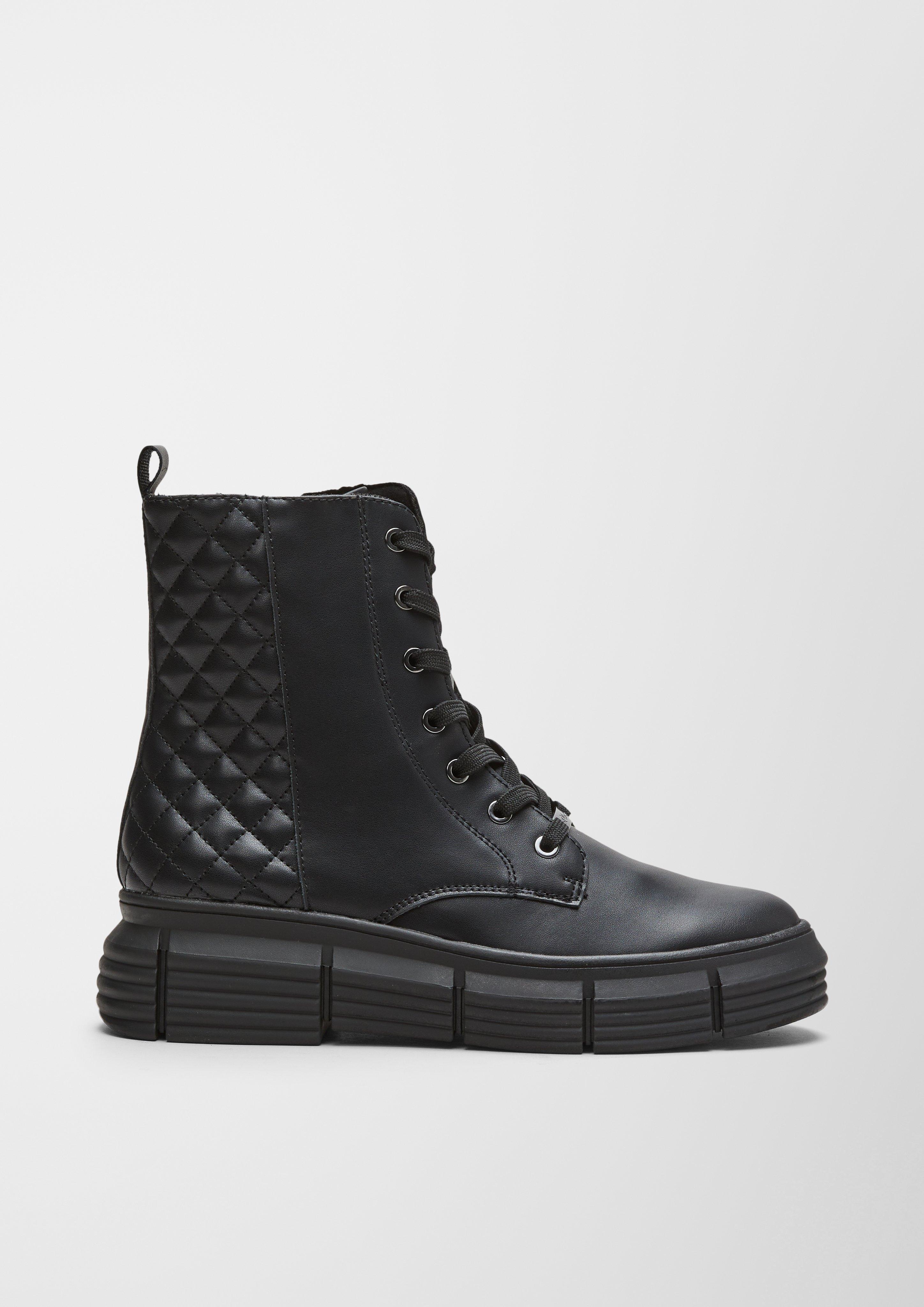 Schnürboots mit Steppung  6006481-001