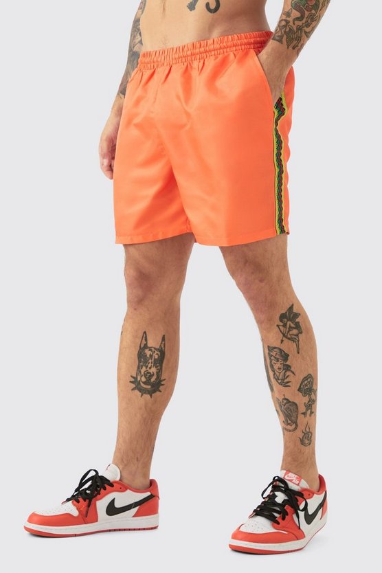 Mittellange Badehose