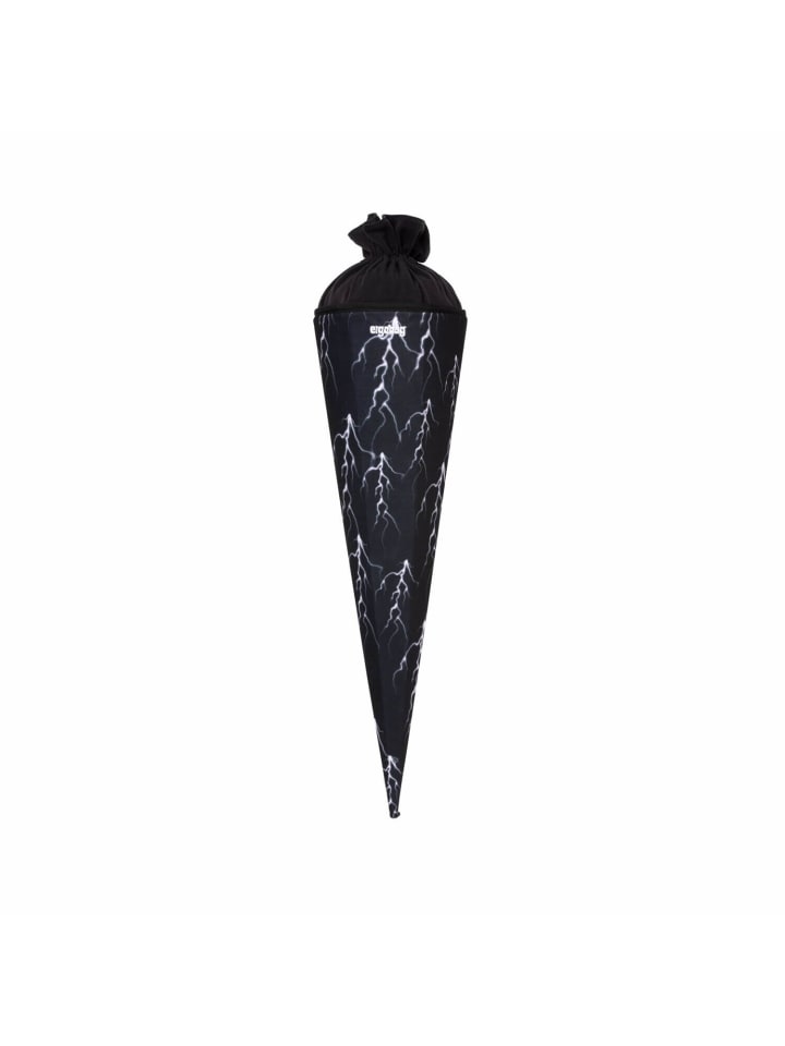 Ergobag Schultüte Super ReflektBär Glow Schwarze Blitze in Schwarz günstig kaufen onesize