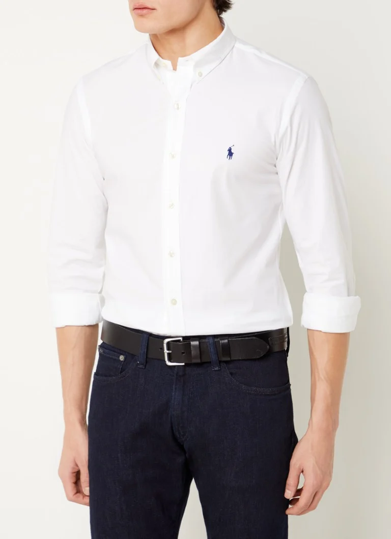 Ralph Lauren slim fit košulja s vezom logotipa