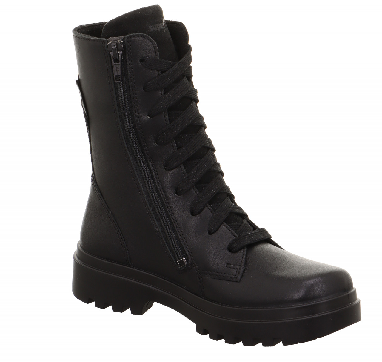 ABBY - Schwarz Boots mit Reißverschluss