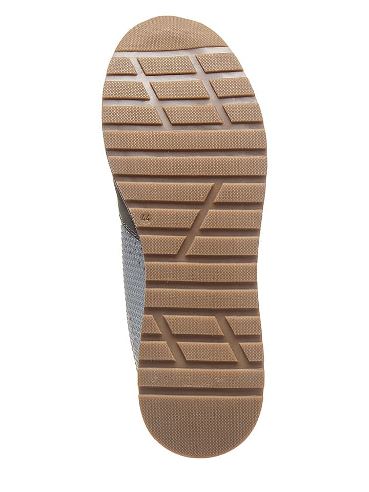 Otto Kern Leder-Sneakers in Weiß/ Oliv günstig kaufen 43