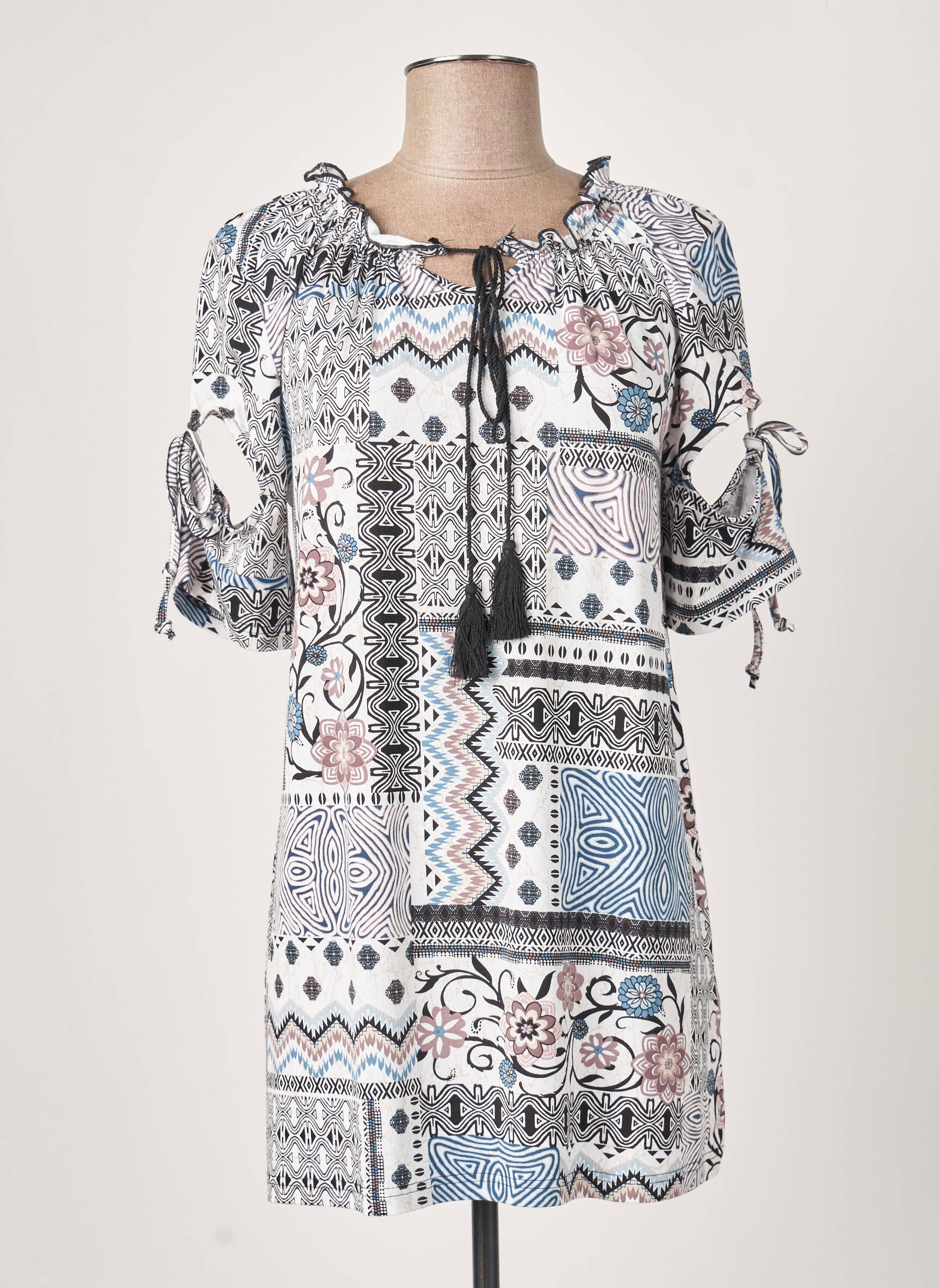 Hajo Tuniquemanchecourte Femme couleur noir