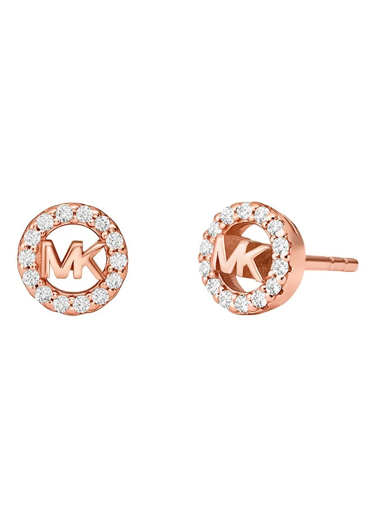 Orecchini a lobo Michael Kors Premium placcati in oro MKC1727CZ791