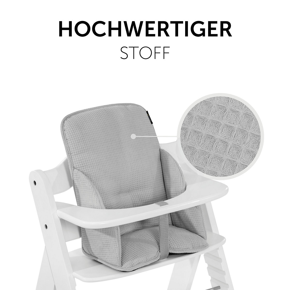 Sitzverkleinerer Alpha Cosy Select, Waffle Pique Grey