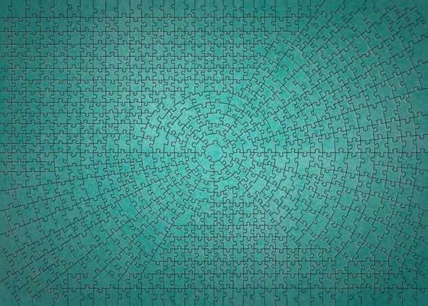 Puzzle 736 Teile - Krypt Metallic Mint
