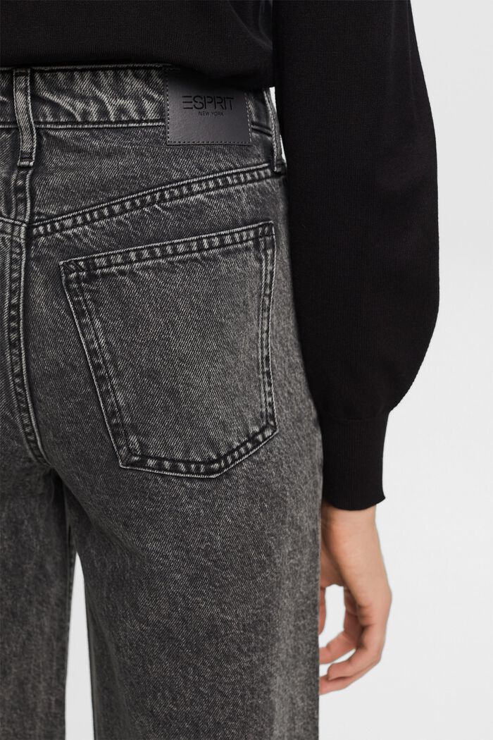 Retro-Jeans mit hohem Bund und weitem Bein