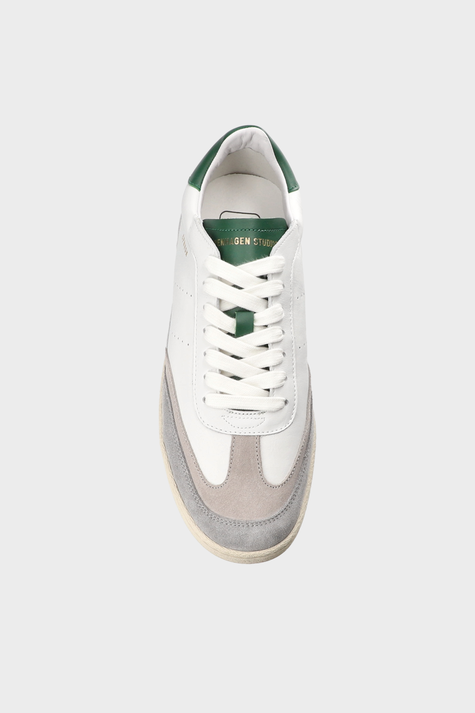 CPH257M leather mix white/green