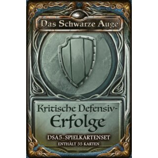 DSA5 Spielkartenset Kritische Defensiv Erfolge (DE)