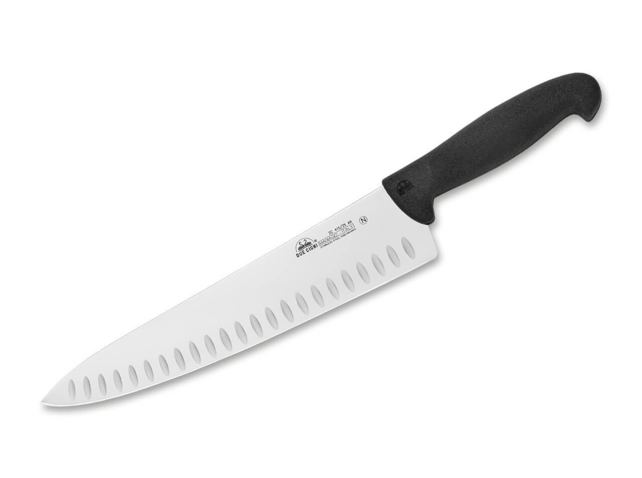 Chefmesser 415 25 Schwarz mit Kullen