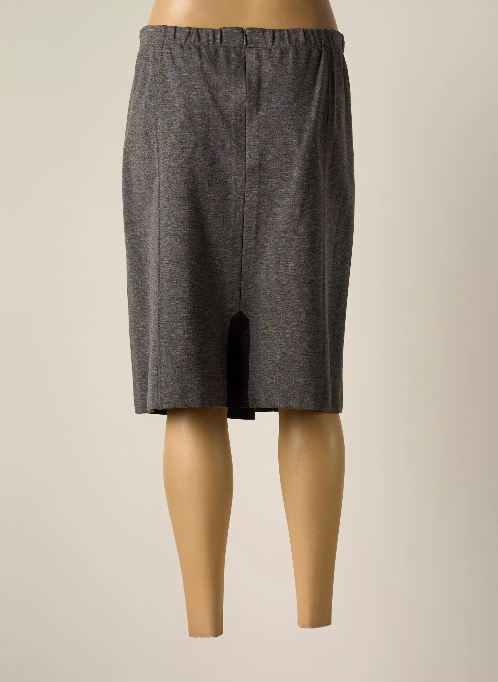 Jumfil Jupes Mi Longues Femme couleur gris
