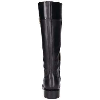 Calvin Klein Rubber Sole Knee Boot in schwarz