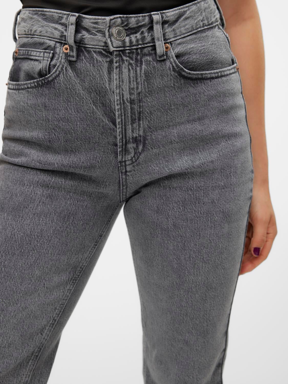 VMTESSA Hohe Taille Gerade geschnitten Jeans