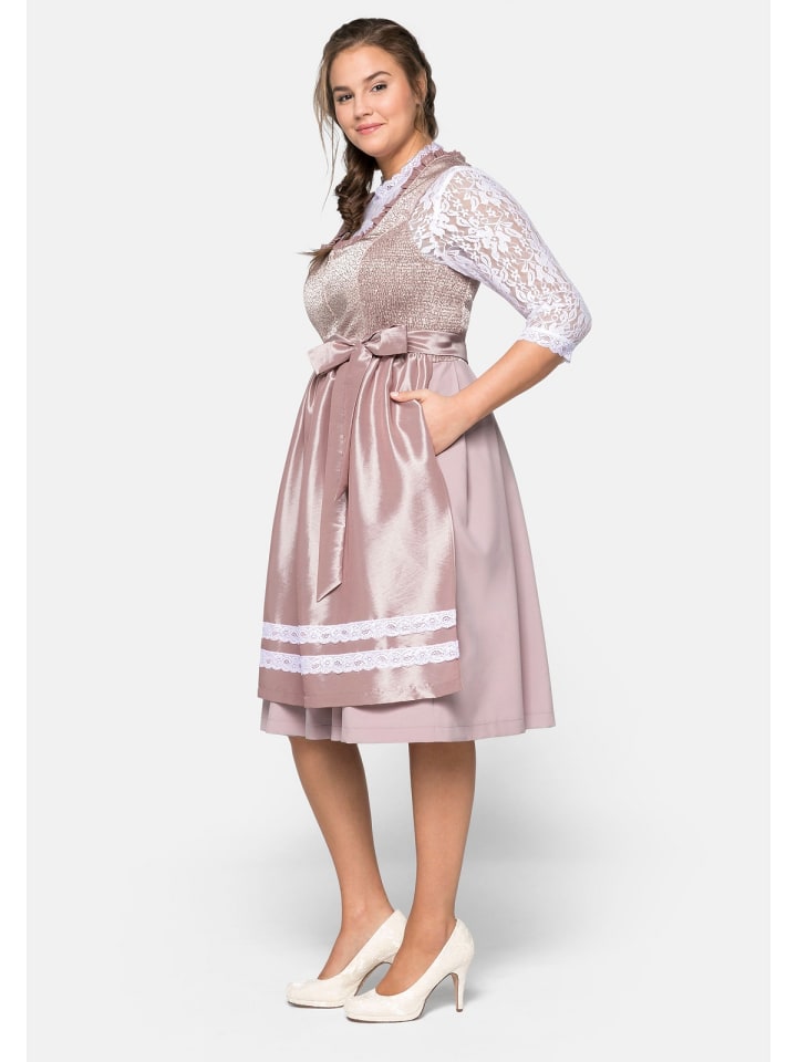 sheego Dirndl in zartrosa günstig kaufen